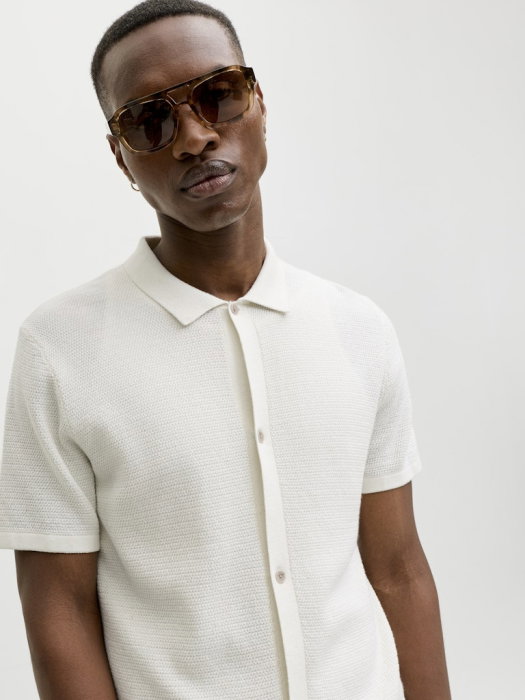 Camasa Cu Maneca Scurta Alba Regular Barbati [2]