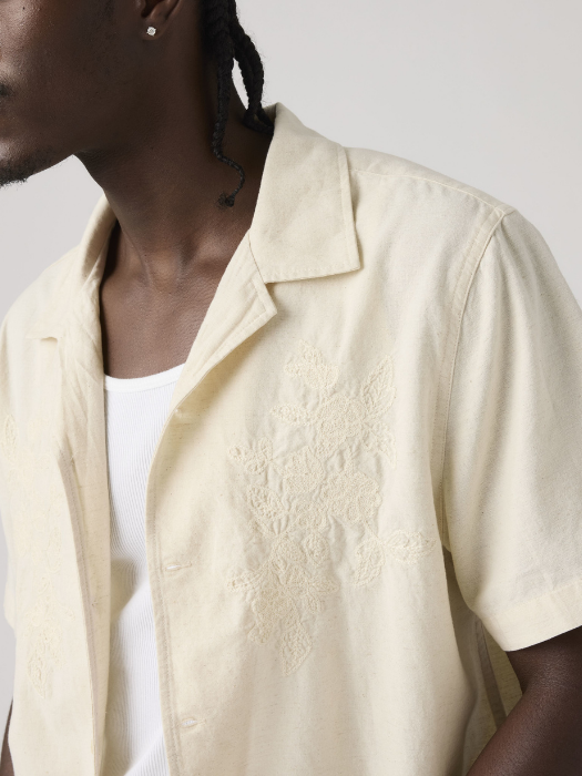 Camasa Cu Maneca Scurta Crem Regular Barbati [2]