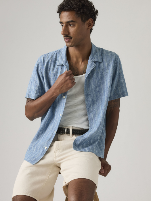 Camasa Cu Maneca Scurta Mavi Regular Barbati [2]