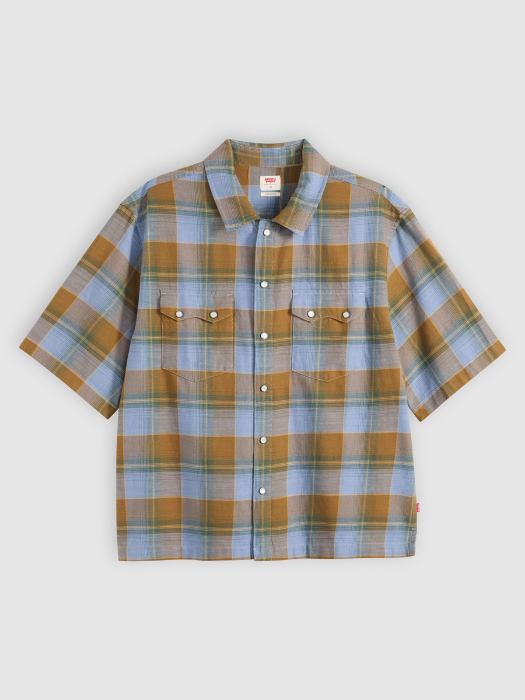 Camasa Cu Maneca Scurta Multicolor Relaxed Barbati [5]