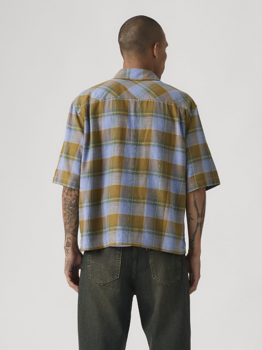 Camasa Cu Maneca Scurta Multicolor Relaxed Barbati [4]