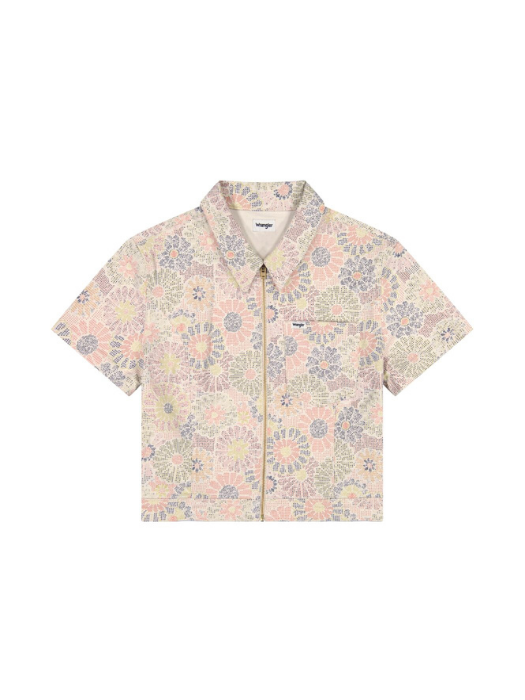 Camasa Cu Maneca Scurta Multicolor Slim Femei [6]