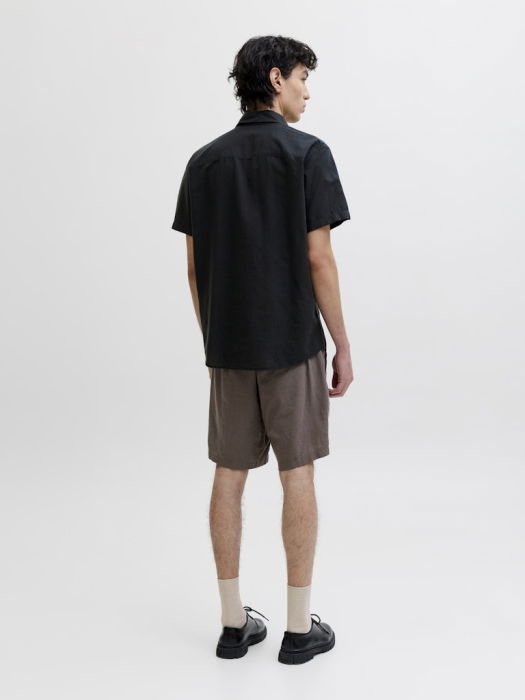 Camasa Cu Maneca Scurta Neagra  Regular Barbati [4]