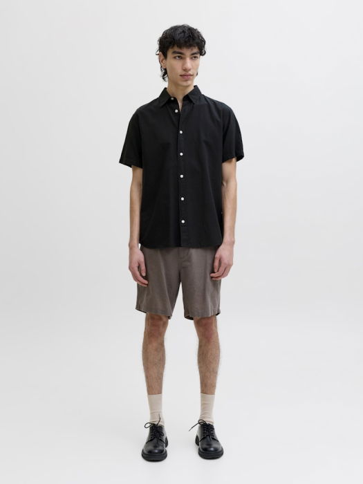 Camasa Cu Maneca Scurta Neagra  Regular Barbati [3]