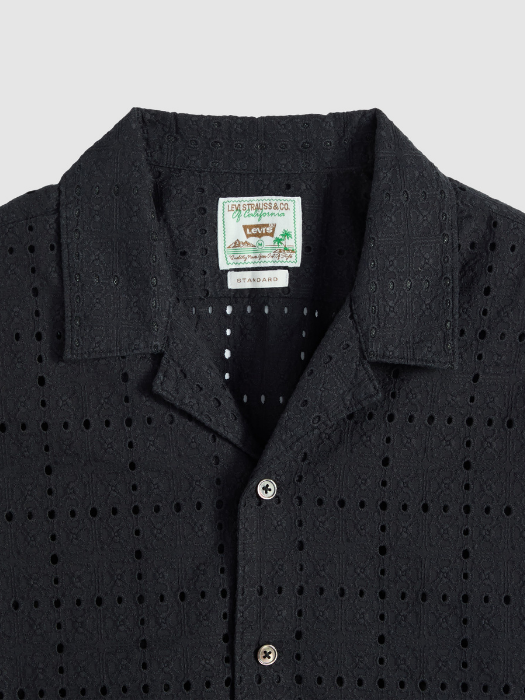 Camasa Cu Maneca Scurta Neagra Regular Barbati [6]