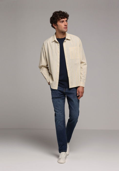 Camasa Galbena Boxy Barbati [3]