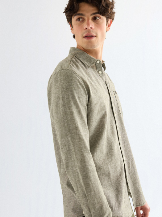 Camasa Gri Deschis Regular Barbati [4]