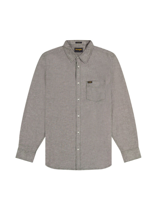 Мужская Рубашка Серая Regular [6]
