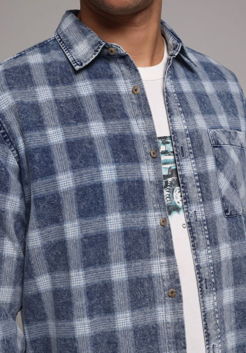 Camasa Navy Regular Barbati [4]