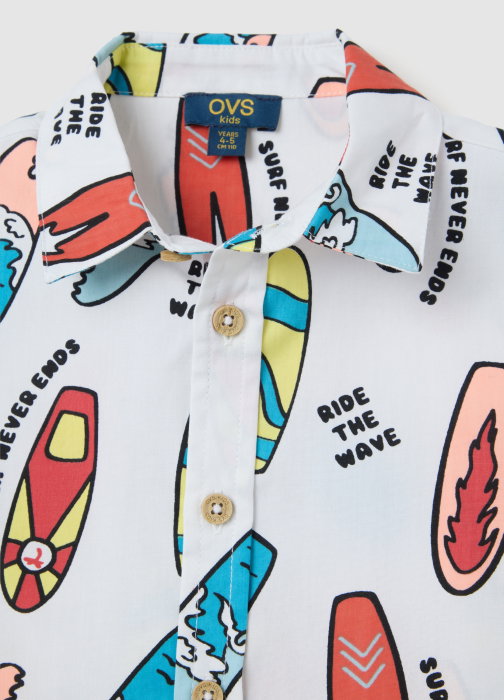 Рубашка С Коротким Рукавом Для Мальчиков Многоцветная 3-10 Лет [3]