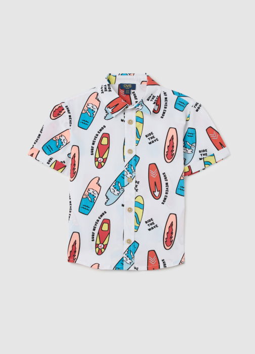 Рубашка С Коротким Рукавом Для Мальчиков Многоцветная 3-10 Лет [1]