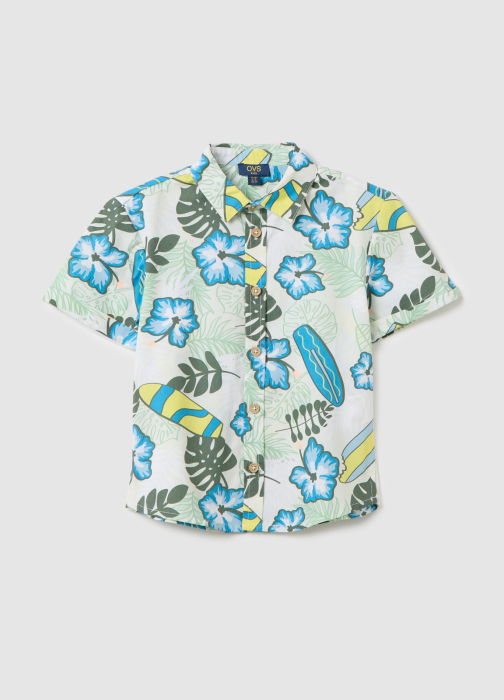 Рубашка С Коротким Рукавом Для Мальчиков Многоцветная 3-10 Лет [1]