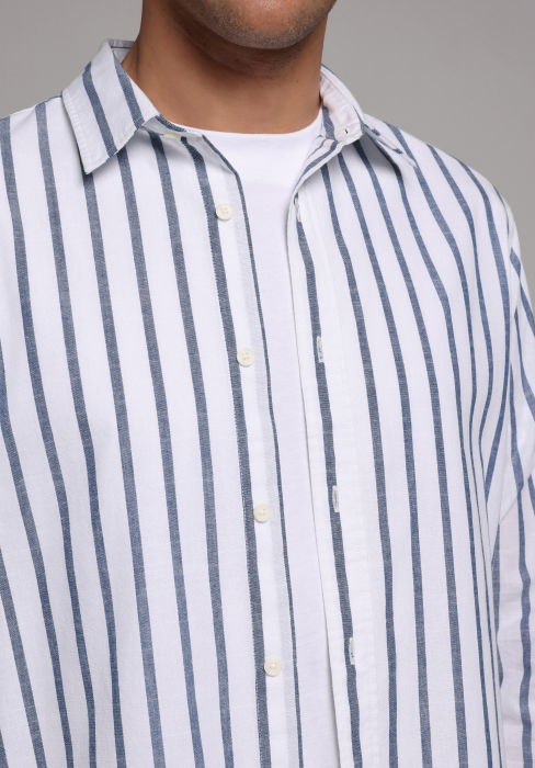 Camasa Albastra Regular Barbati [4]