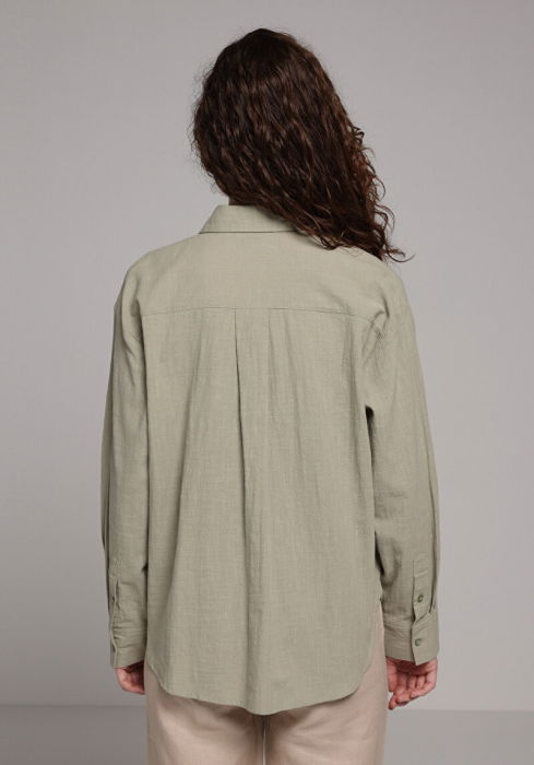 Женская Рубашка Хаки  [2]