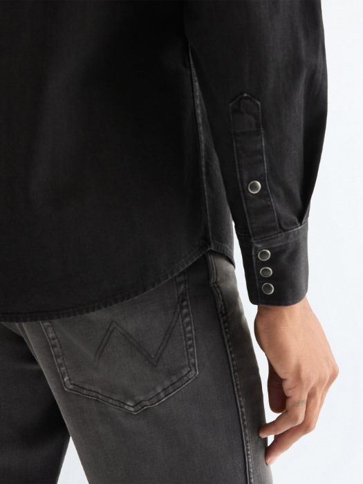 Camasa Neagra Regular Barbati [5]