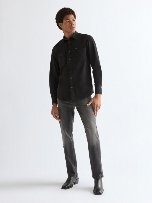 Camasa Neagra Regular Barbati [4]