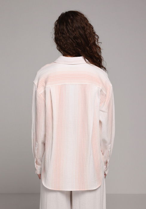 Женская Рубашка Оранжевая  [2]