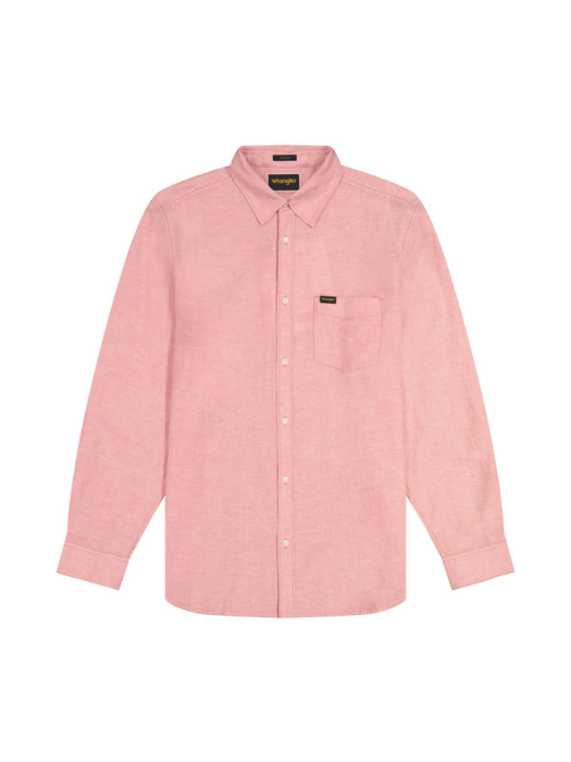 Мужская Рубашка Розовая Regular [6]