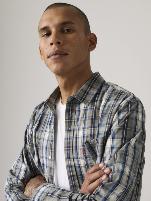 Camasa Verde/Albastru Regular Barbati [2]