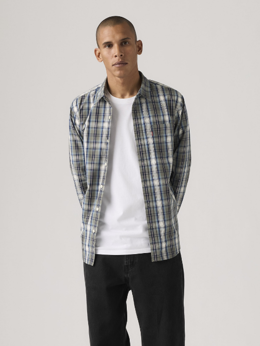 Camasa Verde/Albastru Regular Barbati [3]