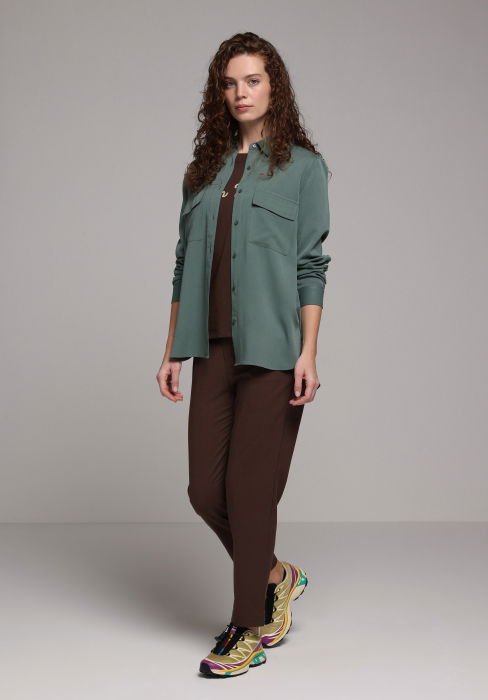 Женская Рубашка Зеленая [3]