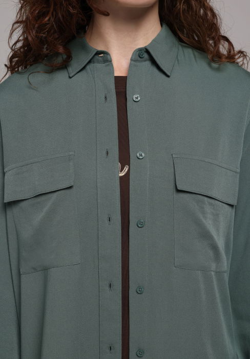 Женская Рубашка Зеленая [4]