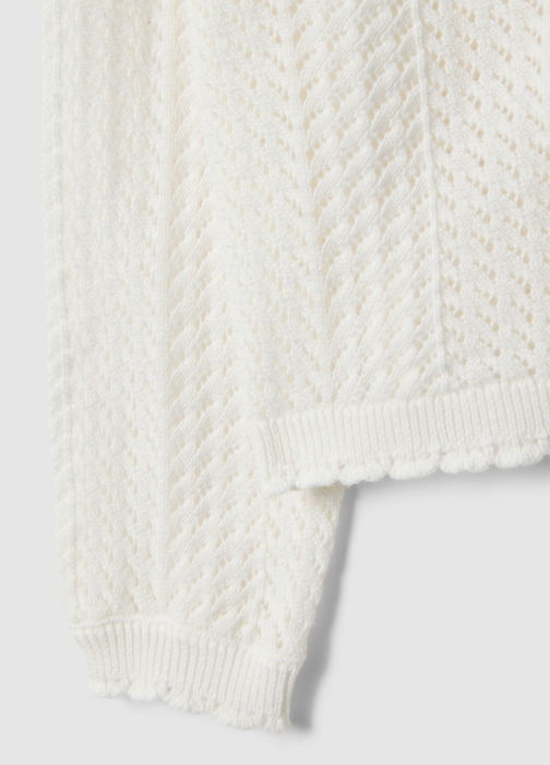 Кардиган Для Девочек Brilliant White 9-36 Месяцев [4]