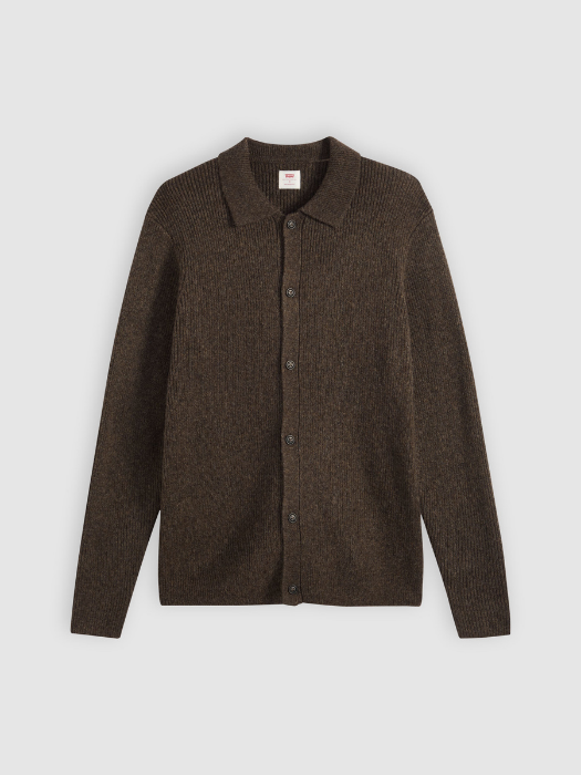 Cardigan Negru Regular Barbati [5]
