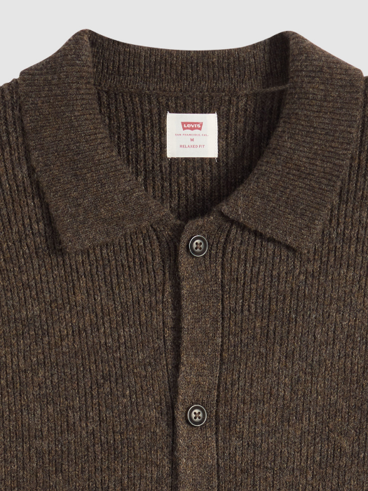 Cardigan Negru Regular Barbati [6]