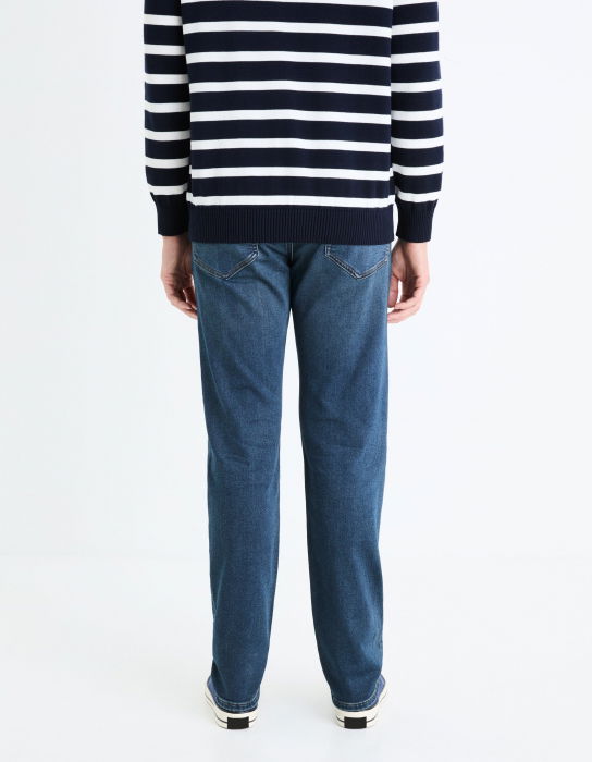 Celio Blugi Albastri C15 Straight Barbati [2]