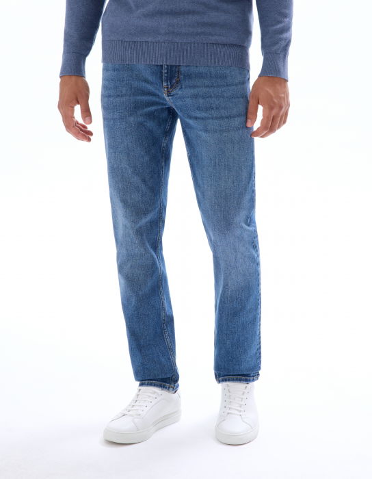 Celio Blugi Albastri C15 Straight Barbati [1]
