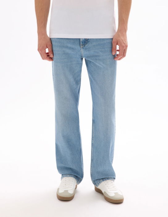 Blugi Albastri Bottom Loose Barbati [2]