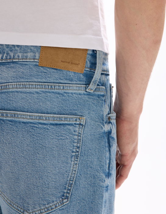 Celio Blugi Albastri Bottom Loose Barbati [5]