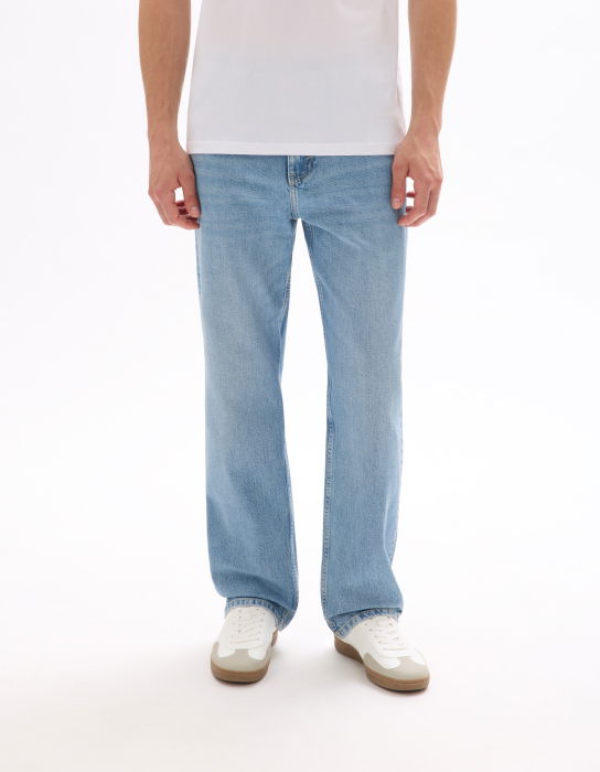 Celio Blugi Albastri Bottom Loose Barbati [2]