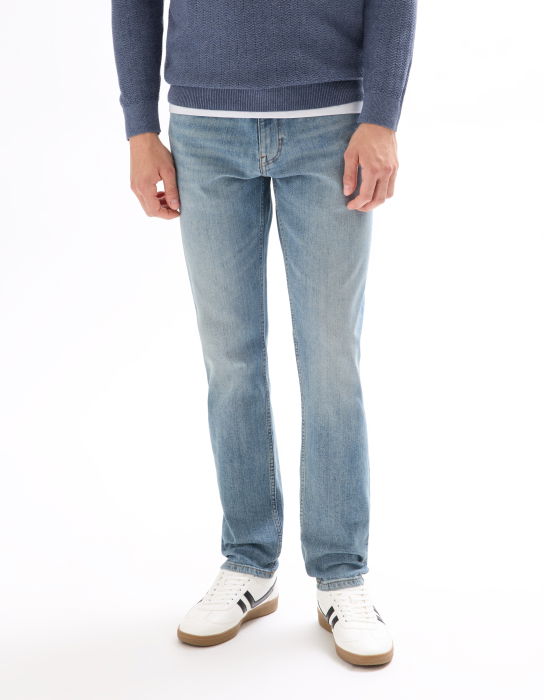 Celio Blugi Albastri C25 Slim Barbati [2]