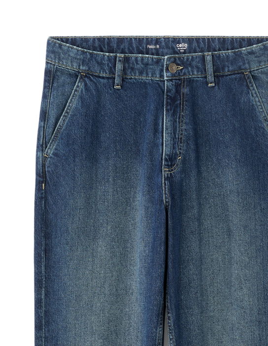 Celio Blugi Albastri Bottom Barbati [7]