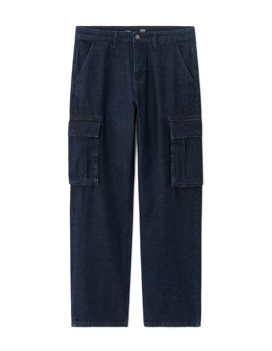 Celio Blugi Navy Bottom Cargo Barbati [7]