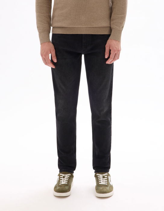 Celio Blugi Negri Bottom Slim Barbati [2]