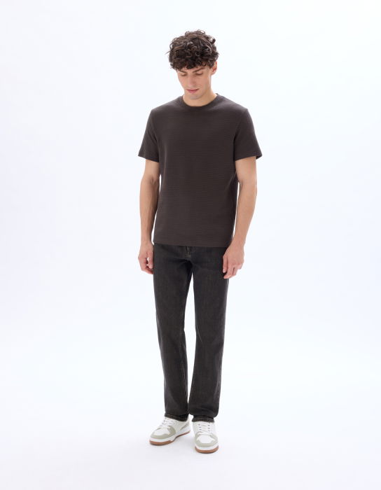 Celio Джинсы Black Brown Bottom Straight [1]