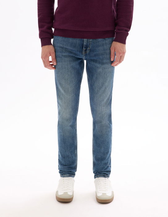 Celio Blugi Navy Bottom Slim Barbati [2]