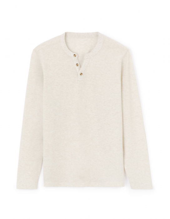 Celio Мужской Свитшот Кремовый Straight [4]