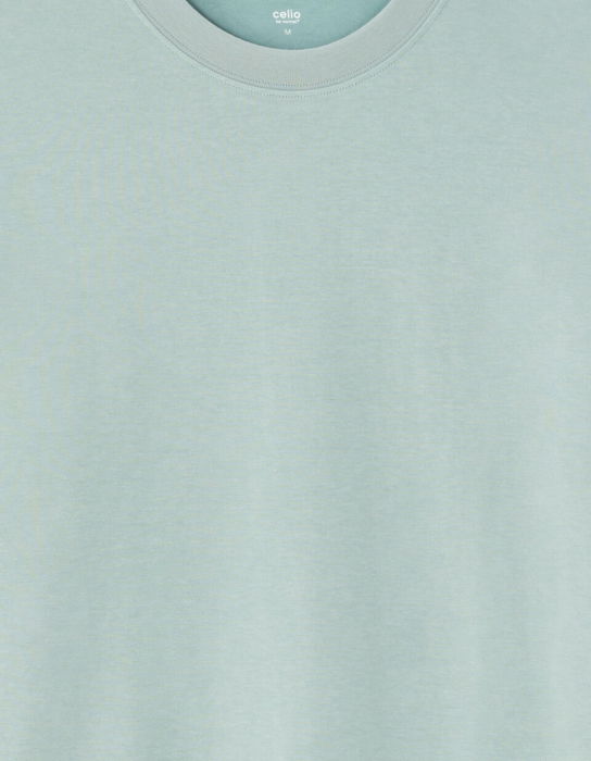 Celio Мужской Свитшот Светло-Синий Oversize [4]