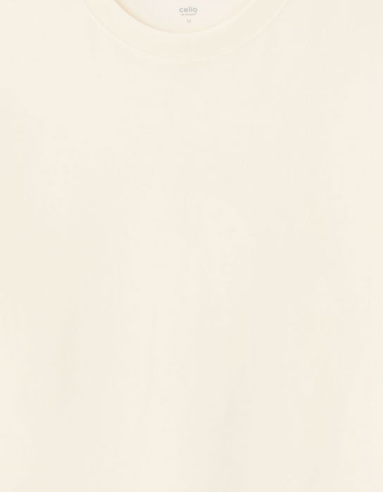 Celio Мужской Свитшот Кремовый Oversize [5]