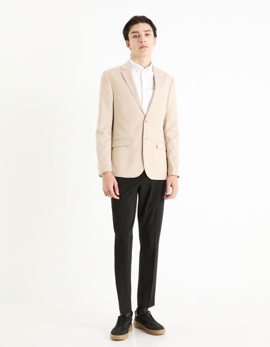 Celio Мужская Рубашка Белая Regular [4]