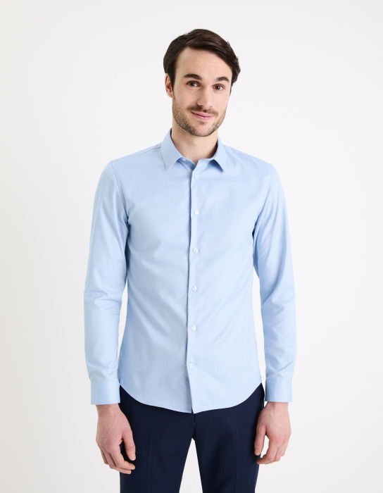 Celio Camasa Albastra Deschisa Slim Barbati [3]