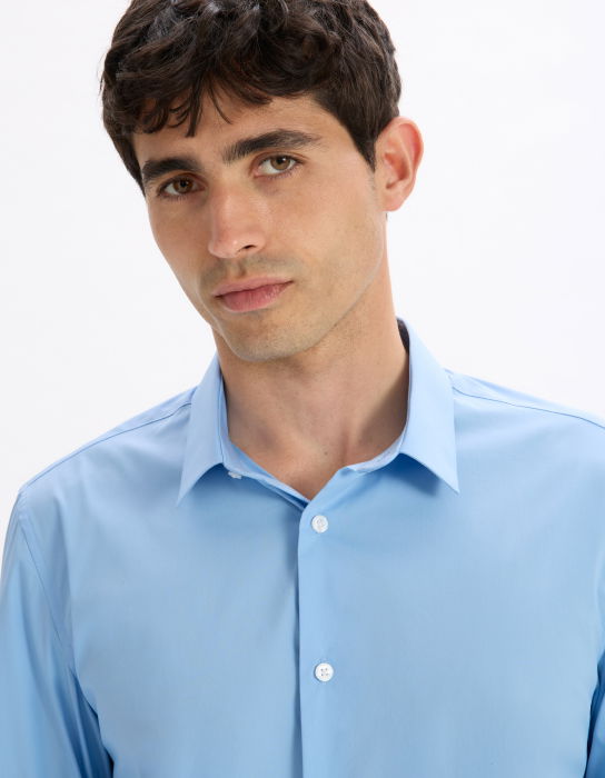 Celio Camasa Albastra Deschisa Slim Barbati [4]