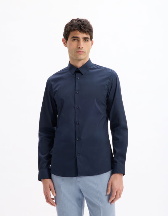 Celio Camasa Navy Slim Barbati [2]