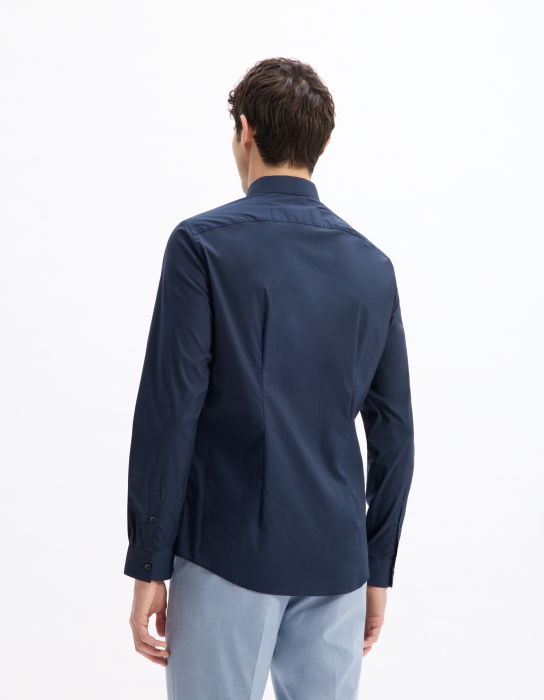 Celio Camasa Navy Slim Barbati [3]