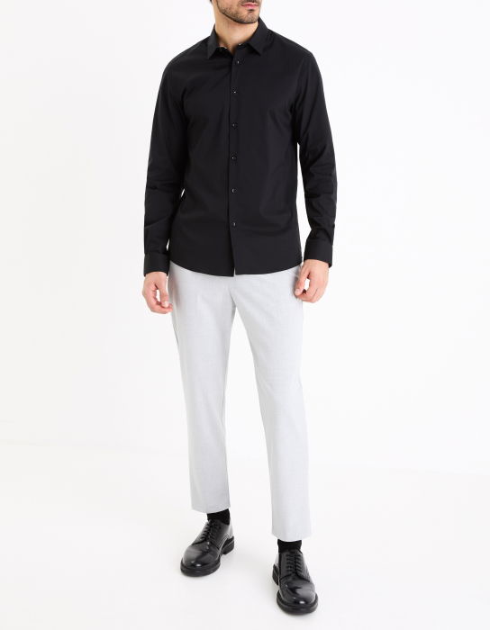 Celio Camasa Neagra Slim Barbati [1]