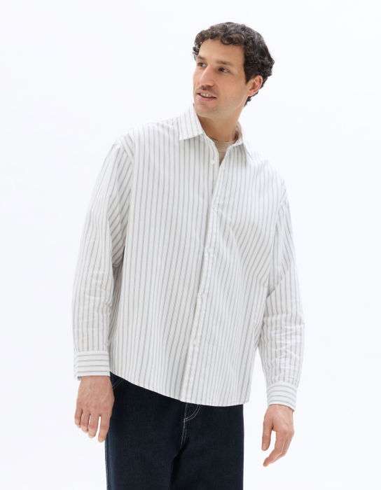 Celio Camasa Gri Deschis Oversize Barbati [2]